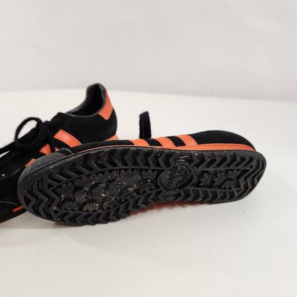 Adidas C-100 Sneaker Running Shoes Black Orange 1980 Canada Samoa RARE Size 6 - Picture 5 of 13